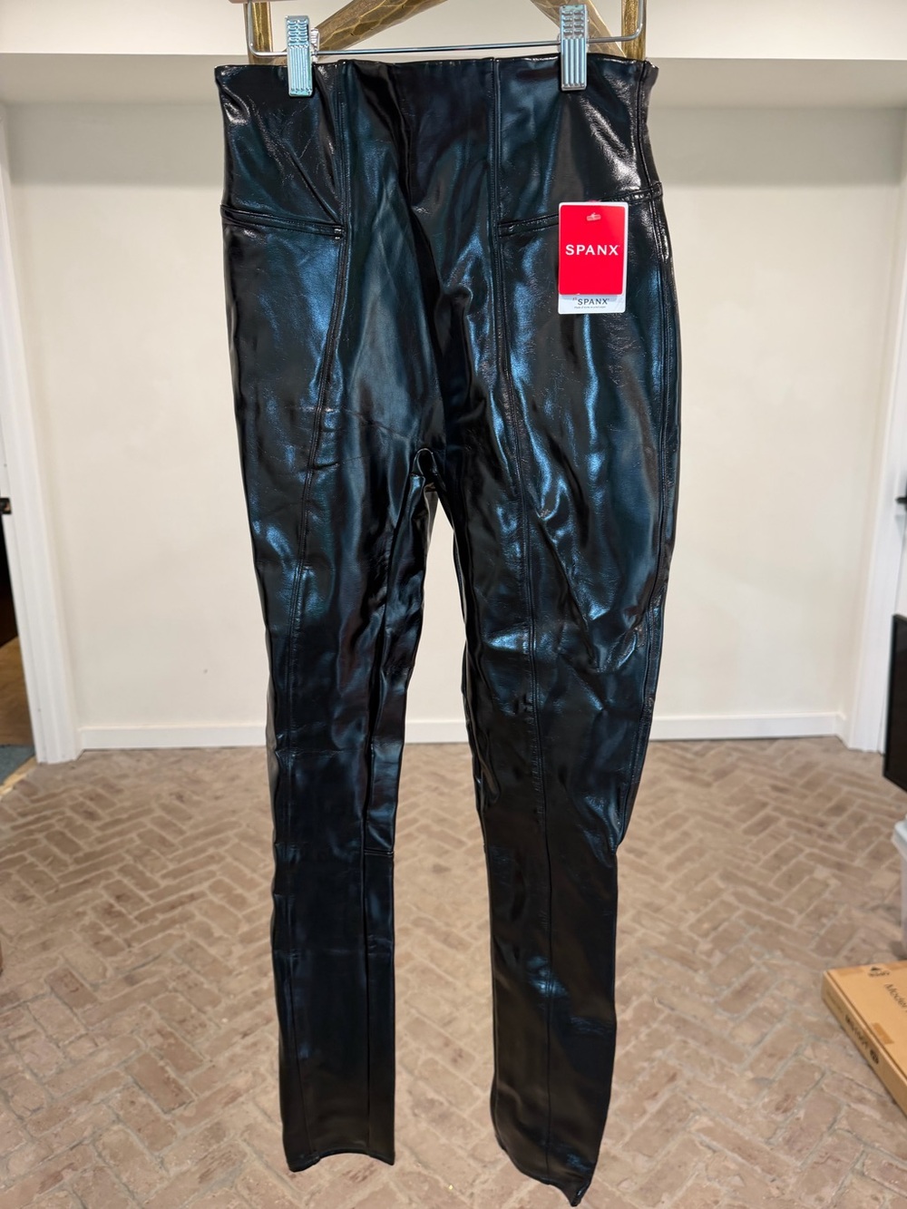 Spanx Skinny Faux Leather Leggings - NWT, S